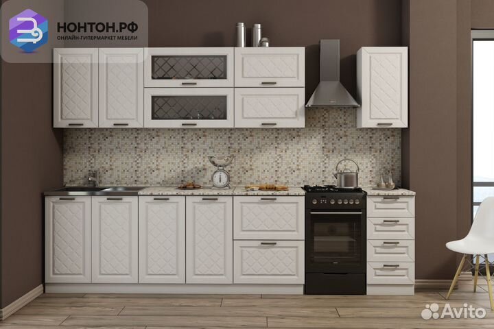 Кухня Агава 2.6 м лиственница светлая