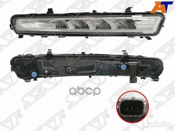 Габарит (ходовые огни) ford mondeo 11- диод ST4