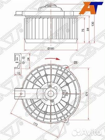Мотор отопителя салона honda accord, honda accord