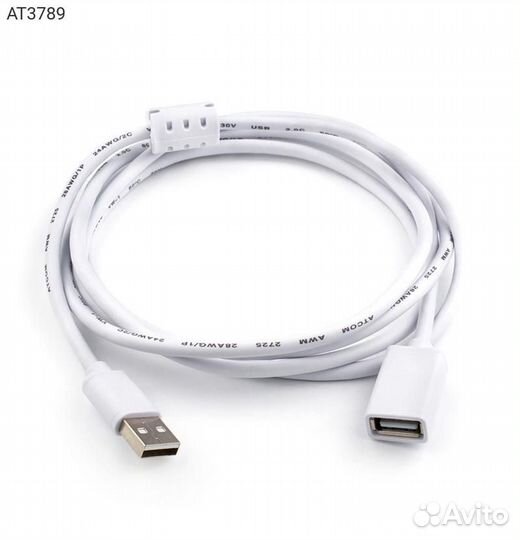 USB кабель atcom USB Type A (M) - USB Type A (F)