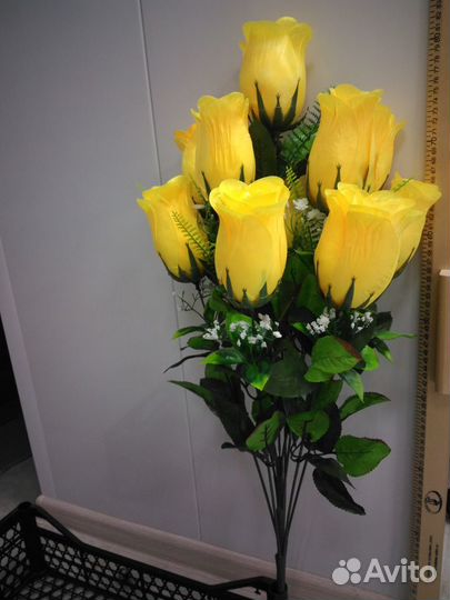 Букет 82см розы-бутоны 10 гололв