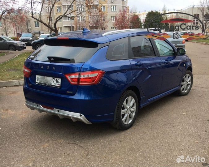 Диффузор на задний бампер под парктроники Лада Вес