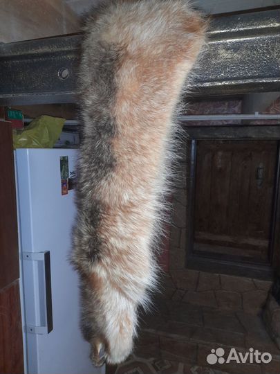 Меховой воротник из лисы