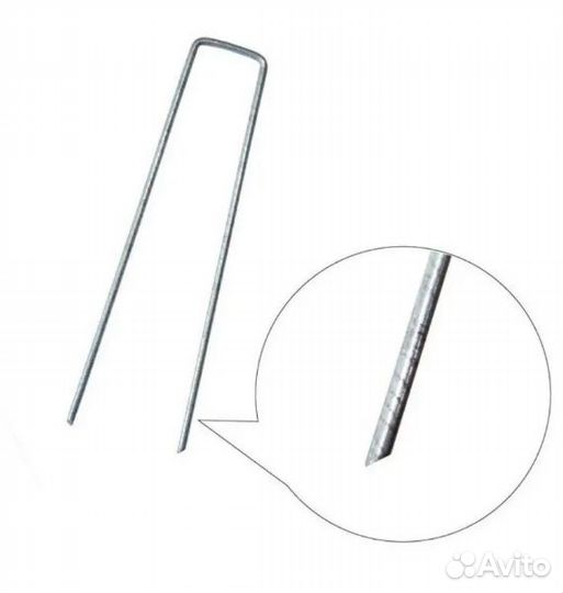 Колышки садовые для укрывного материала 60 шт