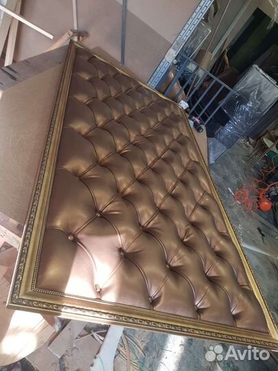 Панель с каретной стяжкой с багетом в прихожую