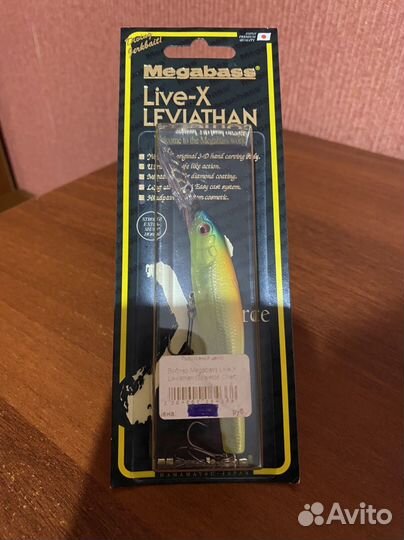 Воблеры Megabass Leviathan и Megabass Revenge