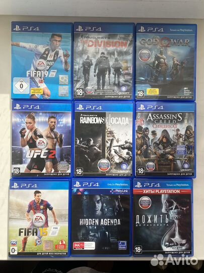 Игры на Sony playstation PS4(пс4)