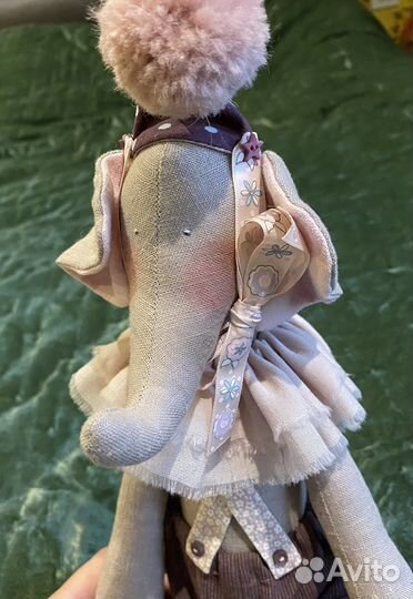 Авторские игрушки : мишка, слон, мышь Orange