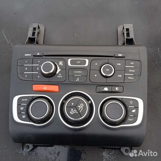 Блок управления климат/магнитола Сitroen c4 b7 12г