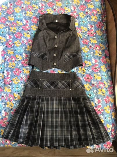 Форма школьная серая