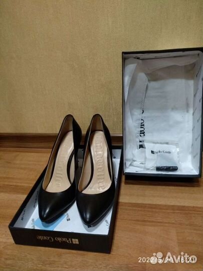 Туфли кожаные женские Paolo Conte