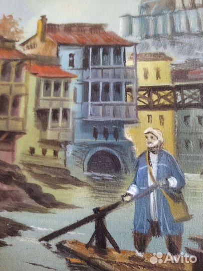 Картина маслом - старый Тифлис