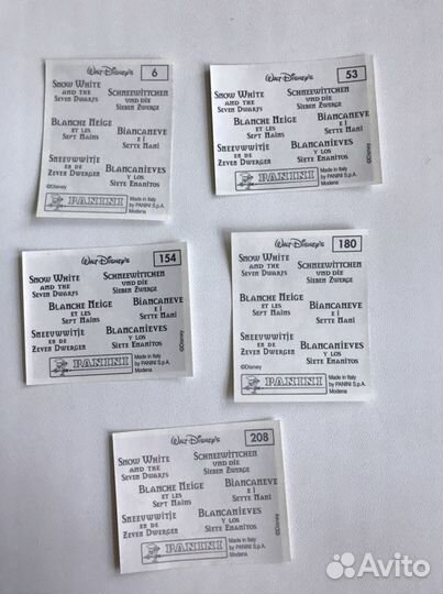 Наклейки Белоснежка Panini