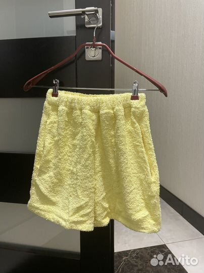 Костюм желтый домашний пляжеыц махровый xs-s