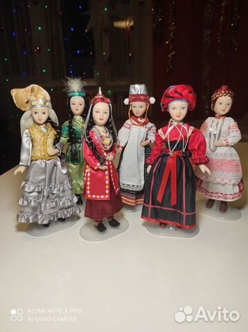 Куклы в национальных костюмах с подставками купить в Воронеже | Хобби и ...