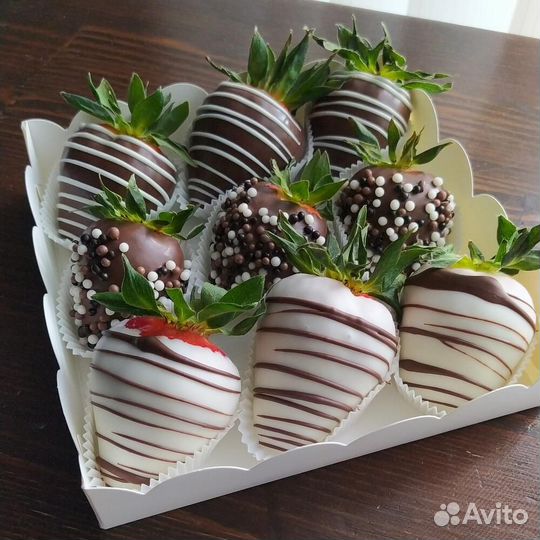 Букет из клубники в шоколаде
