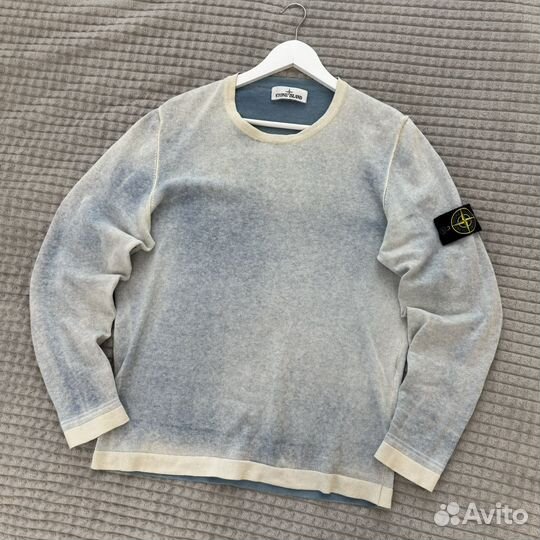 Двухсторонний свитшот Stone Island. Оригинал