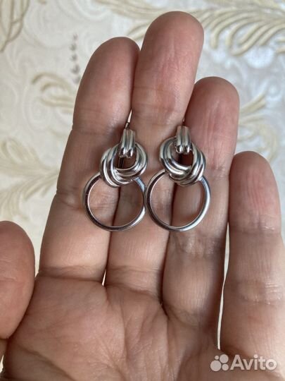 Серьги серебро 925