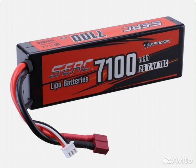 Аккумуляторная батарея Sanpadow 7100 mAh 7.4v Lipo