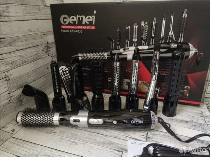 Фен щётка Gemei GM-4833