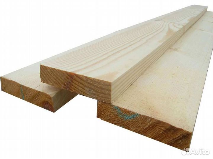 Доска обрезная 2 сорт Естественная влажность 100*1