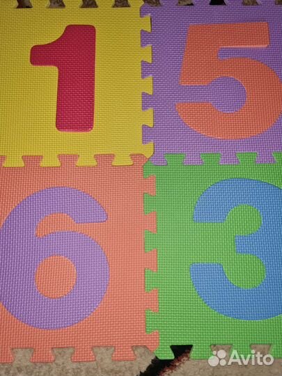 Мягкий коврик пазл
