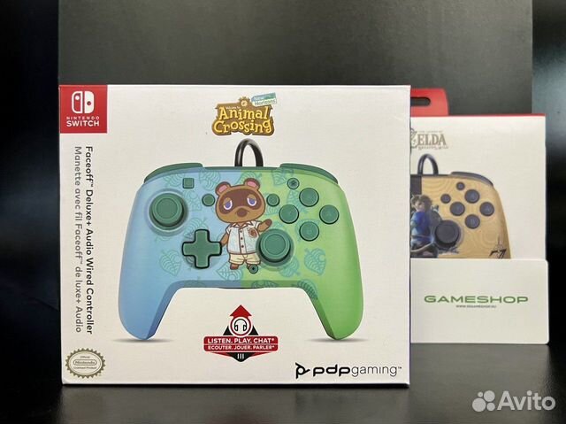 Switch: PDP. Проводной контроллер Faceoff Deluxe