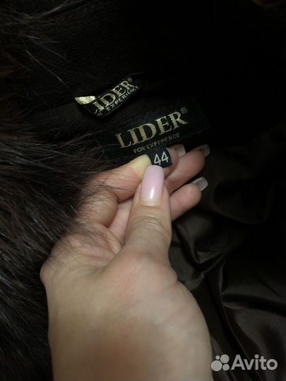 Драповое пальто зимнее с мехом