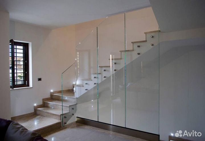 Перила из стекла