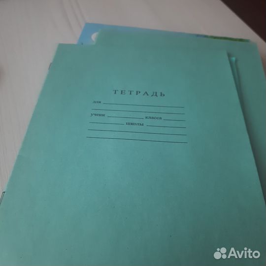 Тетради 12 листов узкая полоска набором