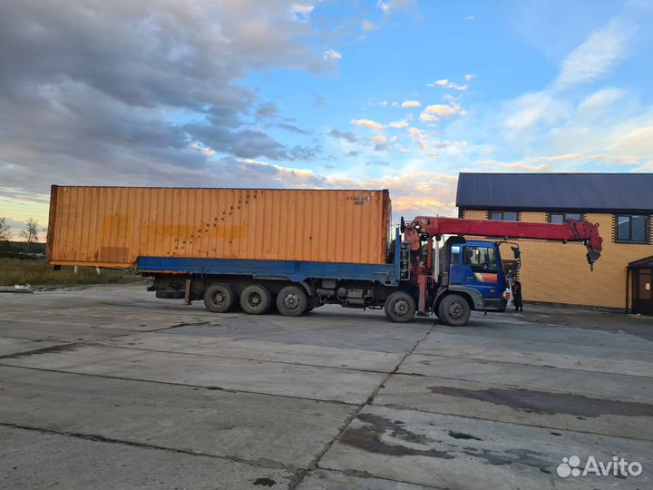 Услуги грузоперевозки кран манипулятор + борт