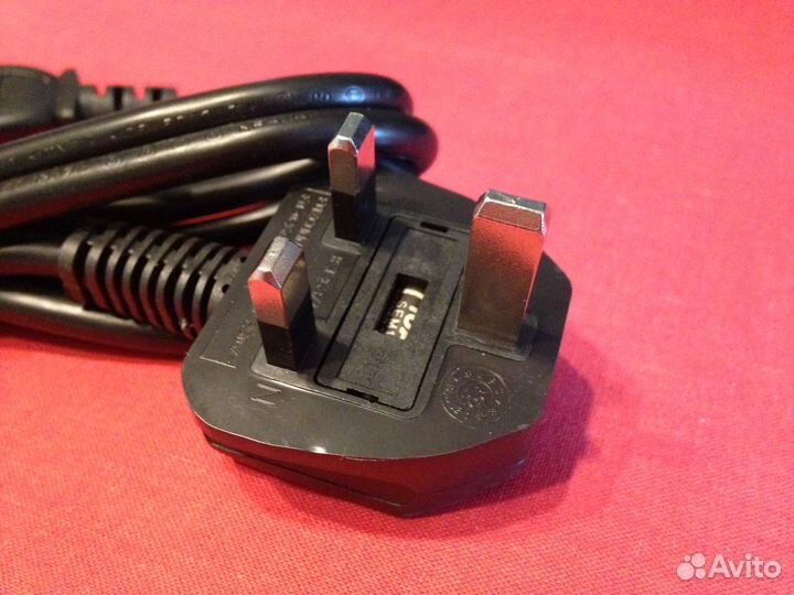 Кабель питания для Англии - вилка UK plug
