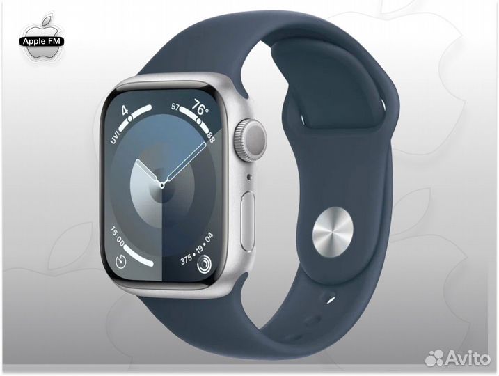 Apple Watch S9 45 Silver Blue