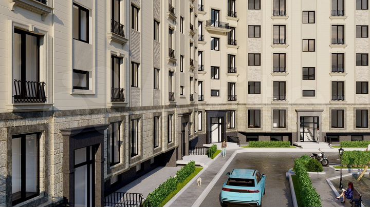 2-к. квартира, 60 м², 3/9 эт.