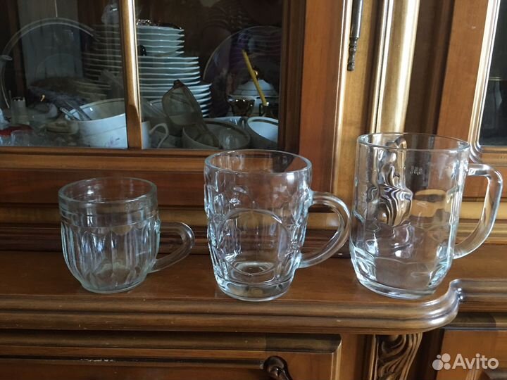 Тарелки СССР, ложки, пивные бокалы