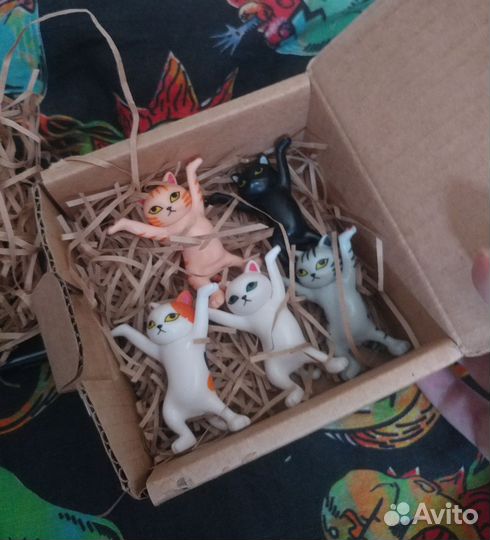 Фигурки котиков 5 шт