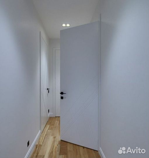 Скрытые двери под отделку