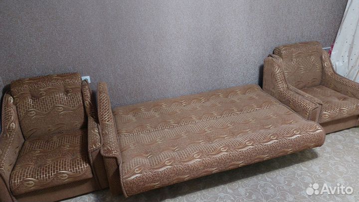 Диван с креслами бу