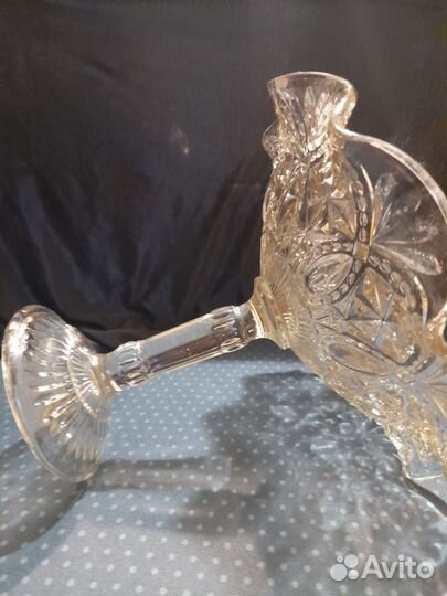 Ваза для фруктов на ножке СССР