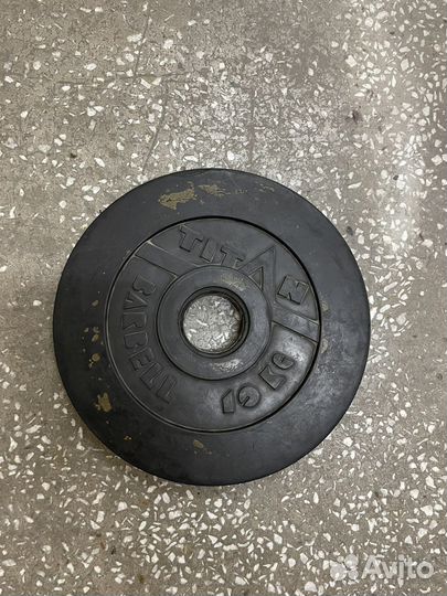 Блин Диск 5,10,15,25кг 51мм MB barbell для штанги