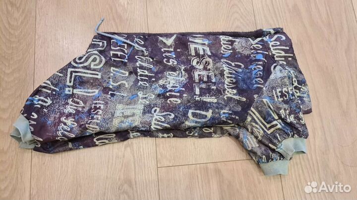 Комбинезон - дождевик для собак утепленный