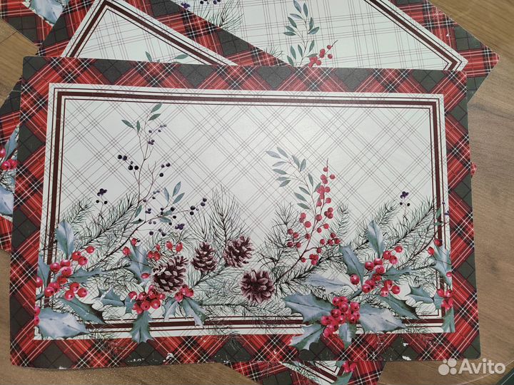 Салфетки сервировочные / плейсматы праздничные