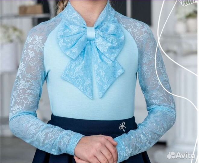 Блузка нарядная в школу 128 см