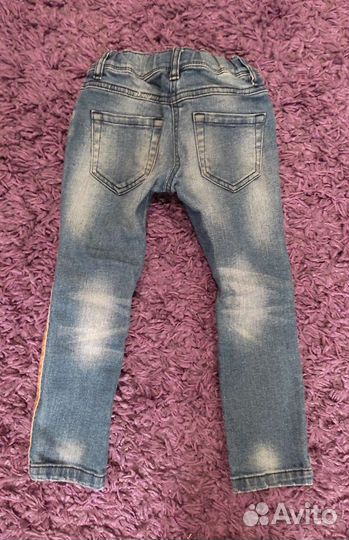 Джинсы для девочки benetton 98-104
