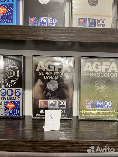 Аудиокассеты новые agfa