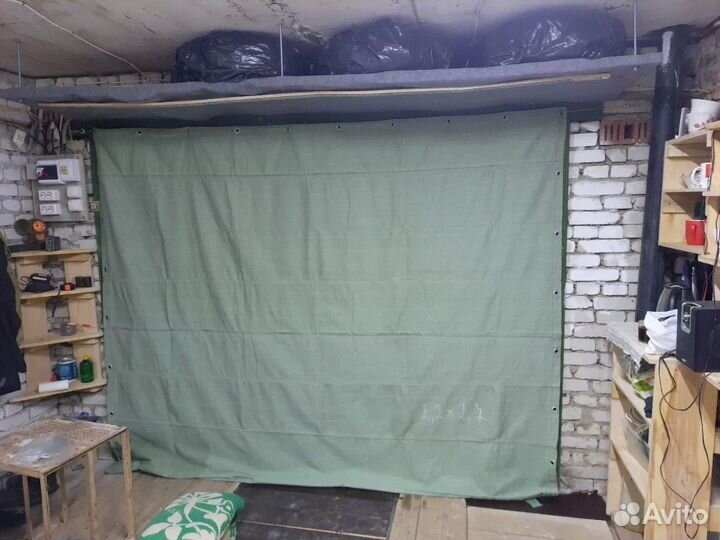 Брезентовая штора 3.1 х 6.1 400 грамм.м2 оп
