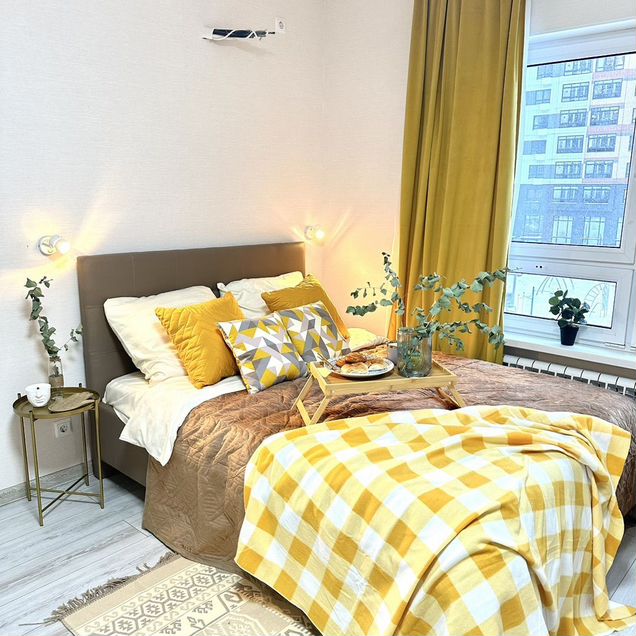 1-к. квартира, 35 м², 1 кровать