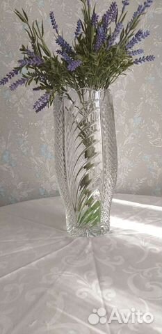 Хрустальная ваза чехия