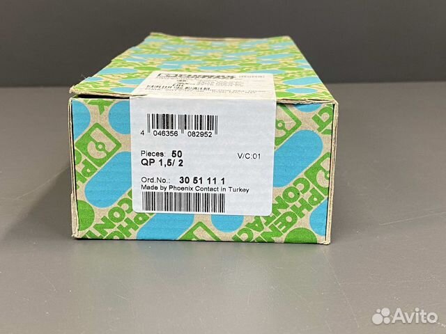 Phoenix contact 3051111 QP 1,5 2 новые, 50 шт