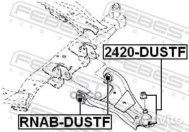 Опора шаровая нижнего рычага перед прав/лев